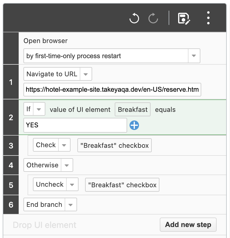Enhanced Conditional Branching Commands